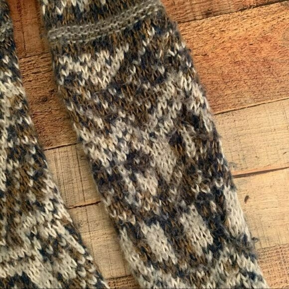 Staring at stars womens open front long length asymmetrical knit cardigan - S - Picture 3 of 7